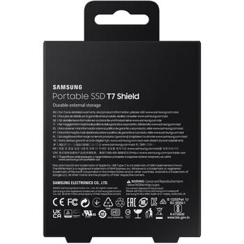 Samsung Внешний SSD MU-PE4T0S/EU 4TB, USB Type-C, 3.2 Gen 2, скорость чтения 1050 MB/s, скорость записи 1000 MB/s, IP65 (MU-PE4T0S/EU)