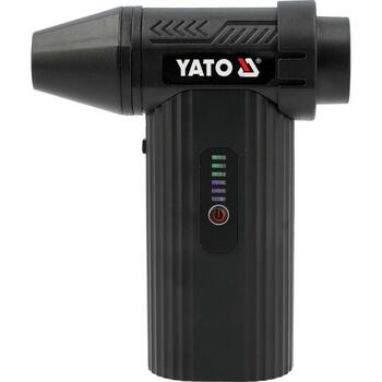 Yato воздуходувка и пылесос YT-82936, 130000 об/мин, 7.4 В, 4000 мАч, USB Type-C, 3 скорости, магнитное крепление (YT-82936)
