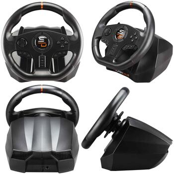 Subsonic Sacīkšu stūre SV 710 Pro Sport SA5595-PC, 270 °, 28 cm, 14 pogas, USB, PC, Windows 8/10/11 (SA5595-PC)