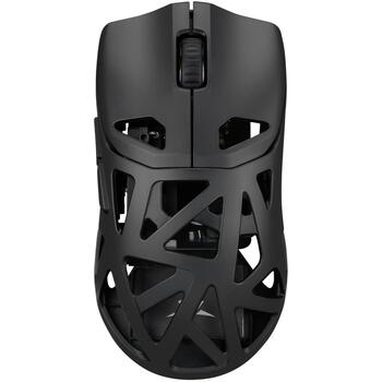 White Shark DAGONET-2 BLACK WGM-5019, bezvadu spēļu pele, 24000 DPI, 1000 Hz, 6 pogas, 50 g, Bluetooth, 2.4 GHz, USB, 300 mAh (DAGONET2-B)