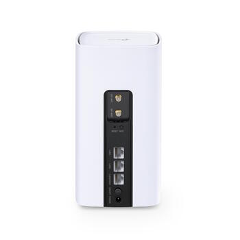 TP-Link Archer NX500 беспроводной маршрутизатор Wi-Fi 6 AX3000 с 5G/4G SIM EasyMesh 2402 Mbps 5 GHz 574 Mbps 2.4 GHz Gigabit порты Белый (ARCHER NX500)