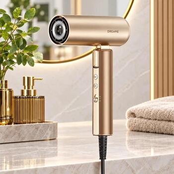HAIR DRYER POCKET AURA/GOLD AZP20A-GD DREAME (AZP20A-GD)