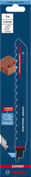 1 Zobenzāģa asmens S1543HM Hollow Brick, Zobenzāģiem EXPERT HOLLOW BRICK S1543HM ASMENS, 2608900414, BOSCH (2608900414)