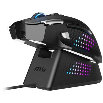 Msi USB datorpele VERSA PRO WIRELESS + MOUSE DOCK PRO, 26000 DPI, 15 pogas, 450mAh, 80h akumulatora darbības laiks (VERSA PRO WIRELESS PLUS MOUSE DOCK PRO)