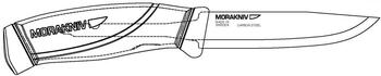 Nazis Companion MG 104mm, melns/haki, 11827, MORAKNIV (11827)