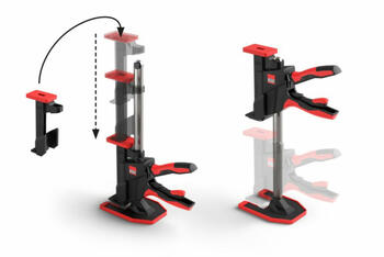Bessey Uzstādīšanas komplekts BEY-IK, 1.3kg, līdz 60kg, 170–400mm, 392–620mm, neslīdoši aizsargvāciņi (BEY-IK)