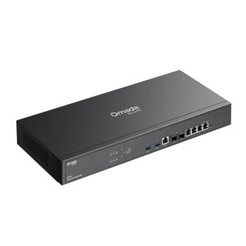 TP-Link Omada OC400 аппаратный контроллер SDN 2×10G SFP+ 4×Gigabit RJ45 2×USB 3.0 1×Gigabit Console 4 MB Nor Flash 8 GB DDR4 32 GB eMMC 100-240 V~ 50/60 Hz AC Серый (OC400)
