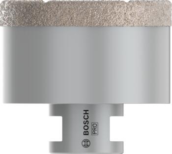 Dimanta caurumzāģis 68 mm DrySpeed Best for Ceramic, Mazām leņķa slīpmašīnām PRO CERAMIC DRY KROŅURBIS, 2608587131, BOSCH (2608587131)