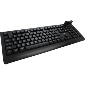 Acer Klaviatūra AKW320 GP.KBD11.05B, vadu, ASV, Smart Card lasītājs, melna, Retil pakete (GP.KBD11.05B)