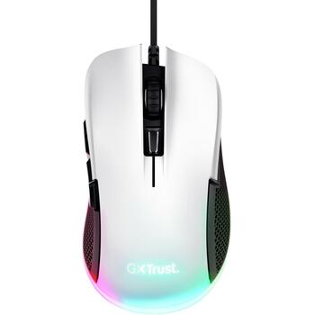 Trust USB datorpele GXT922W YBAR/24485, 7200DPI, 6 pogas, RGB apgaismojums, 2,1m kabelis (24485)