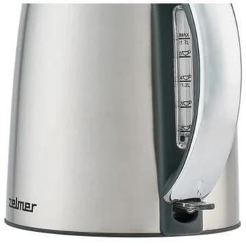 Zelmer Чайник ZCK7930 71505725P, 2200 W, 1.7 л, нержавеющая сталь, скрытый нагревательный элемент, 360° поворот (71505725P)