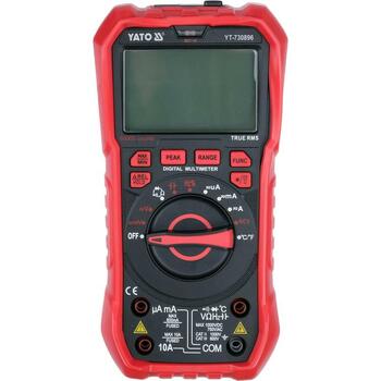 Yato Цифровой мультиметр YT-730896 True RMS LCD 60000, серия GRF (YT-730896)