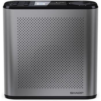 Sharp OSAKA Портативное цифровое радио DR-P530(GY), 5V, 120 предустановленных станций, Bluetooth, USB порт, аккумулятор (DR-P530(GY))