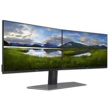 Dell двойная подставка для мониторов MDS19 482-BBCY, 57,7 см x 24,9 см, 6 кг, 19-27 дюймов, VESA 100x100 мм, управление кабелями (482-BBCY)