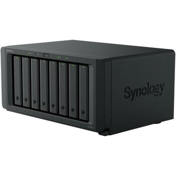 Synology NAS uzglabāšanas tornis DS1825+, 8 iekārtas, 8GB DDR4, 2.5GbE, 3x USB 3.2, 2x RJ45, M.2 NVMe atbalsts (DS1825+)