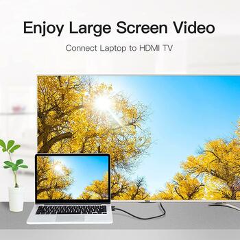 Vention HDMI uz DVI kabelis ABFBJ, 5m, melns, 4K HD, pret traucējumiem, divvirzienu, bez aizkaves (ABFBJ)