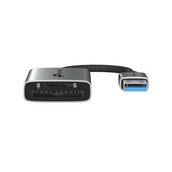 Tp-Link USB 3.0 кардридер UA430, 2x2TB, 5Gbps, UHS-I до 200 MB/s, алюминиевый корпус (UA430)