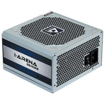 Chieftec Datora barošanas bloks GPC-600S, 600W, 230V, 50Hz, 24-pin ATX, 6xSATA, 2xMolex, sudrabs (GPC-600S)