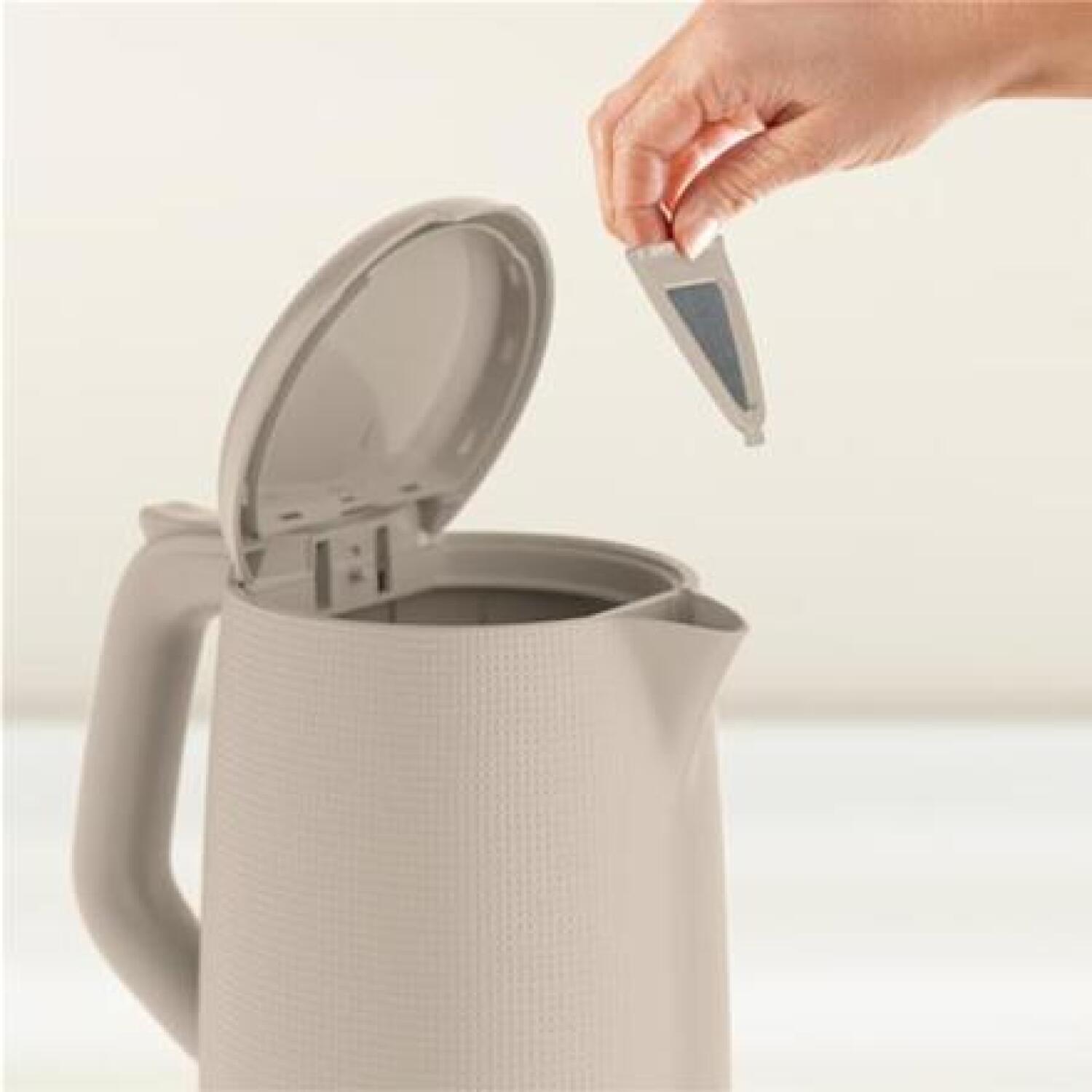 Tefal Чайник KO2M0B10, 1.7 L, 2400 W, автоматическое открытие, индикатор уровня воды, противокальциевый фильтр (KO2M0B10)