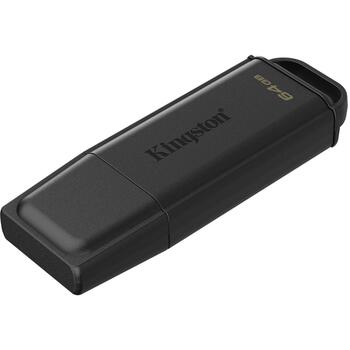 Kingston DataTraveler USB 3.2 Gen 1 DTXG2/64GB, 64GB, USB Type-A, черный, кольцо для ключей, колпачок (DTXG2/64GB)