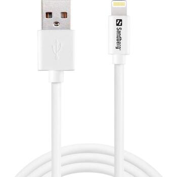 Sandberg USB>Lightning кабель 440-75, 1м, белый, USB, Apple Lightning (440-75)