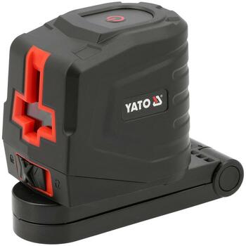 Yato лазерный уровень YT-30426, 25 м, ±1,5 мм/5 м, 505-520 нм, <1 мВт, ±3°, IP54, 2x1,5 В AA, 3 В, 1/4