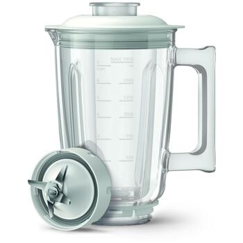 Philips стационарный блендер HR3760/01, мощность 1500 Вт, объем 2 л, максимальная скорость 22000 об/мин, стеклянная чаша (HR3760/01)