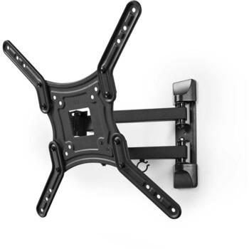 Nedis кронштейн для ТВ TVWM1530BK, 23-55 дюймов, VESA 100x100-400x400, 30кг, 20°, 180°, 400мм (TVWM1530BK)