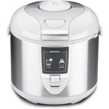 Gastroback Рисовар 42518, 5л, 700W, 2 режима, пароварка, нержавеющая сталь, механическое управление (42518)