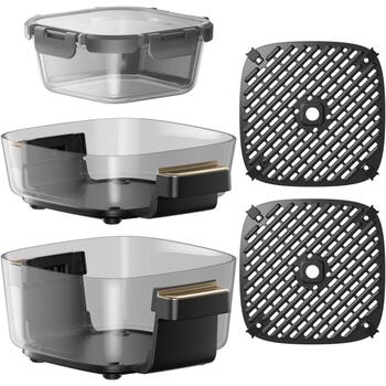 Mova karstā gaisa friteris AF20 Pro, 1700 W, 4 L, 2,5 L, 40-185 °C, 8 programmas, LED displejs, bez oglīšu motors, NTC sensors (AF20 Pro)
