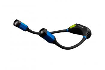 Hogert HT1E429 kakla lukturis, 300 lm, 30 m, Li-Po 3.7 V 2000 mAh, 10 h, USB-C, magnēts, 1/4