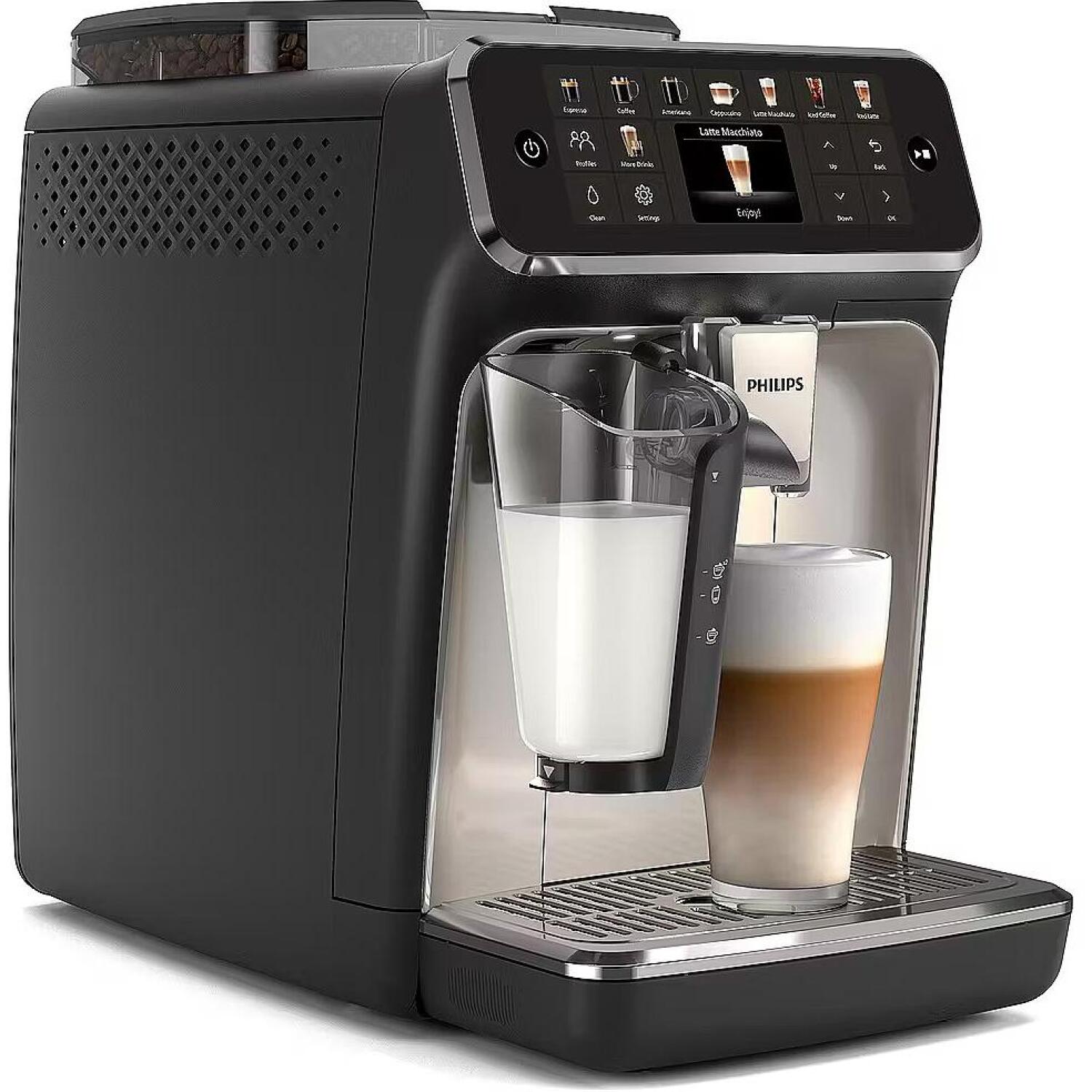Severin TK 5547, автоматическая кофемашина, 5547, 1500W, 1.8L, 15bar, 5 уровней крепости, LatteGo (5547)