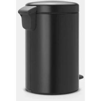 Brabantia NewIcon 113741 atkritumu tvertne ar pedāli, 12 l, 25,1 cm, klusa vāka aizvēršanās, izņemams grozs (113741)
