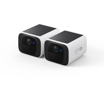 Anker Eufy Камера безопасности E8134321, 2 шт., F/1.6, IP67, цвет - день и ночь, 2.4GHz, угол обзора 135° (E8134321)