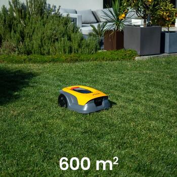 STIGA A 6V robotizēts zāles pļāvējs GPS RTK AI kamera bez vadiem līdz 600m² 18cm 25.2V 2Ah 2850rpm 10 zonas 50min uzlāde 2R7114128/ST1 (2R7114128/ST1)