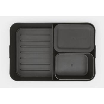 BRABANTIA Make & Take pusdienu kārba, bento, dark grey (203480)