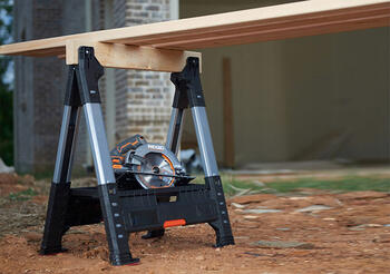 Steķis ar koka virsmu ROC Pro Gear Lumber Jack Sawhorse 71x69x82cm KETER (30203039)