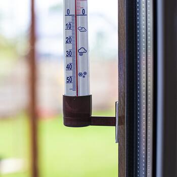 Bioterm 020507 āra termometrs, -60°C līdz +50°C, 23cm, brūns, logam, līmējams, plastmasa (020507)