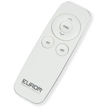 Eurom Обогреватель для террасы 334975, 2400 Вт, 27 м², дистанционное управление, 6 режимов, алюминий, горизонтальный монтаж (334975)