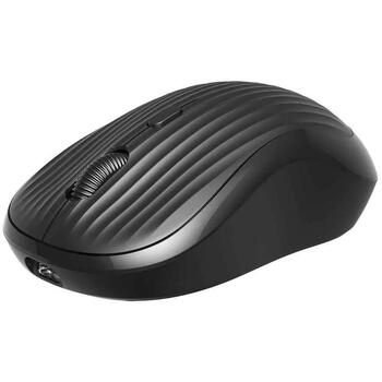 Tellur Ridge беспроводная мышь TLL491351, 500mAh, 4 кнопки, 800/1200/1600 DPI, Bluetooth 5.0, RF 2.4 GHz, черная (TLL491351)