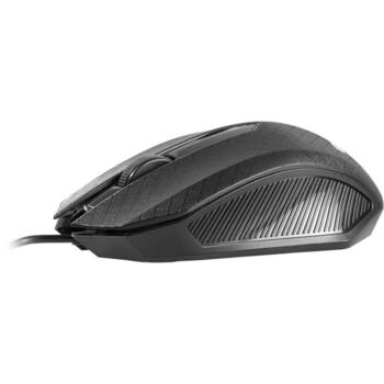 Tracer Мышь Click USB TRAMYS44875, 1000 dpi, 3 кнопки, 1.4 м кабель, оптическая, проводная, черная (TRAMYS44875)