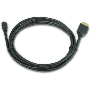 Gembird HDMI kabelis 1.8m CC-HDMID-6, HDMI Type A, HDMI Type D, zelta kontakts, melns (CC-HDMID-6)