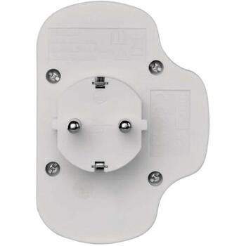 Emos Многофункциональная розетка с выключателем P00282, 1x2P+PE+2x2P, 3 680 W, IP20, защита от детей (P00282)