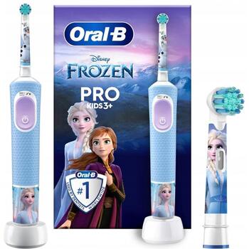 Oral-B Elektriskā zobu birste VitalityPRO Frozen, 1, 2, akumulators, zils (VitalityPRO Frozen)