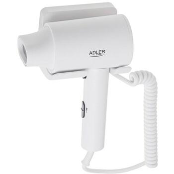 Adler фен для волос AD 2285w, 2000 Вт, 3 температурных режима, скорость воздуха 26 м/с, защита от перегрева (AD 2285w)