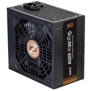 Zalman Barošanas bloks ZM650-GVII, 650 W, 220-240 V, 50-63 Hz, 85%, 2x6+2 Pin, 6 SATA, 3 Molex, Aktīvs PFC (ZM650-GVII)
