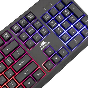 Baracuda Клавиатура STARFISH, 104 клавиши, полная раскладка, мембрана, USB 2.0, подсветка, 1,5м (STARFISH)