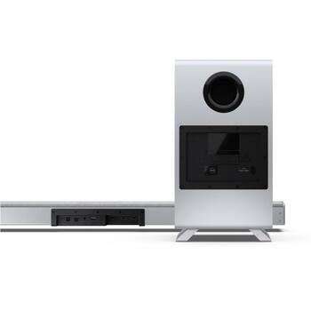 Sharp 3.1.2 Dolby Atmos/DTS:X звуковая панель с беспроводным сабвуфером HT-SBW53121(SL), 550 W, Bluetooth 5.3, 100-240 V, 50/60 Hz (HT-SBW53121(SL))