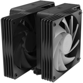 Zalman процессорный кулер CNPS15X BP ARGB BLACK, 285W, 6 тепловых трубок, вентилятор 120x120x25мм, 600-2000 об/мин, PWM (CNPS15X BP ARGB BLACK)