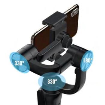 GoXtreme Gimbal 55243, 460 г, 12 ч, Android, iOS, 3-осевая стабилизация, перезаряжаемая батарея, 250 г (55243)